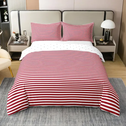 Miniatura 41 de Erosebridal Juego de ropa de cama de 100 % algodón a cuadros para niños y niñas, funda de edredón a cuadros, funda de edredón moderna geométrica