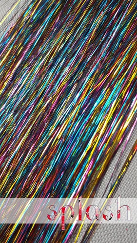Miniatura 4 de Oropel de 20" 100 hebras - Arco iris brillante