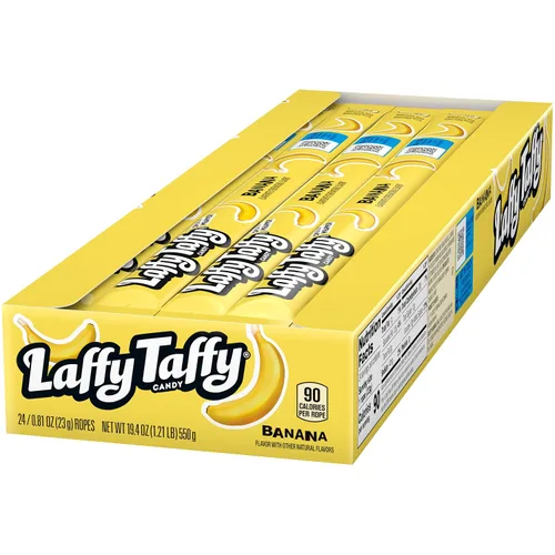 Miniatura 4 de Laffy Taffy Rope - Caja de 24 (banana)