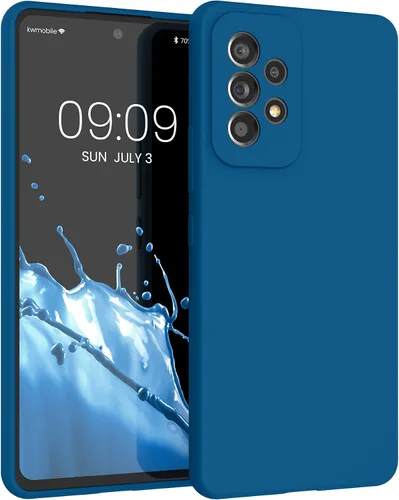 Miniatura 187 de kwmobile Funda Compatible con Samsung Galaxy A14 5G - Funda de teléfono de TPU y silicona con acabado suave - Verde Lima