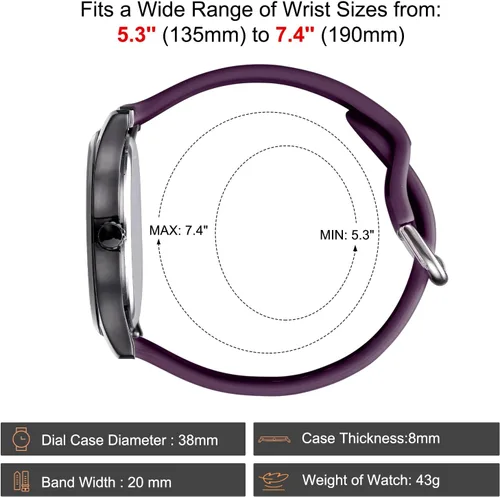 Miniatura 6 de oyeaho Reloj de enfermera para enfermeras, médicos, profesionales médicos, estudiantes, hombres, mujeres, unisex, fácil de leer, esfera luminosa