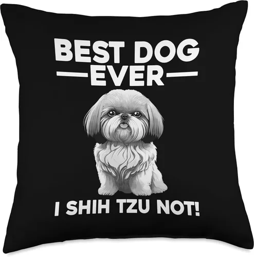 Miniatura 5 de Shih Tzu Gift Shih Tzu Lover Accessories & Clothes Almohada de diseño divertido para hombres, mujeres, niños, amantes de los perros, Shih Tzu, 16 x