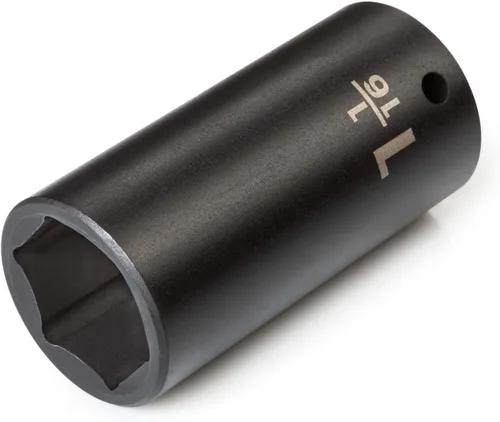 Miniatura 40 de TEKTON SID23025 Dado de impacto profundo de 6 puntos de 1 pulgada impulsor de 1/2 pulgada