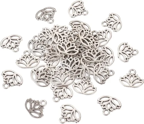 Miniatura 7 de Craftdady Colgantes de aleación de plata antigua estilo tibetano, bonitos dijes colgantes de metal, colgantes de animales vintage, dijes colgantes