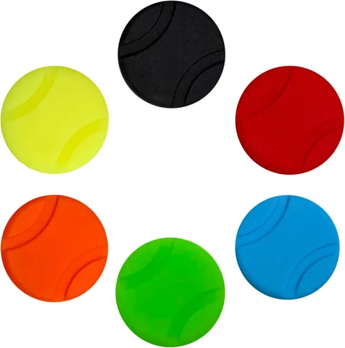 Miniatura 11 de Amortiguador de tenis lindo / divertido paquete de 5 ~ 10 raquetas de tenis amortiguador de vibraciones de silicona suave raqueta de tenis Paquete