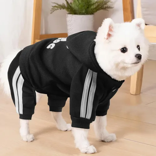 Miniatura 3 de Sudadera con Capucha para Perros de 4 Patas Mono para Perros Pequeños Ropa para Cachorros Sudadera Pullover para Perros Suéter de Algodón Abrigo