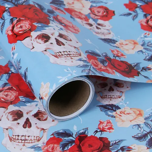 Miniatura 16 de Aimyoo - Rollo de papel de regalo floral kraft - Rollo jumbo - 30 pulgadas x 33 pies - Papel de regalo vintage con flores para todas las ocasiones