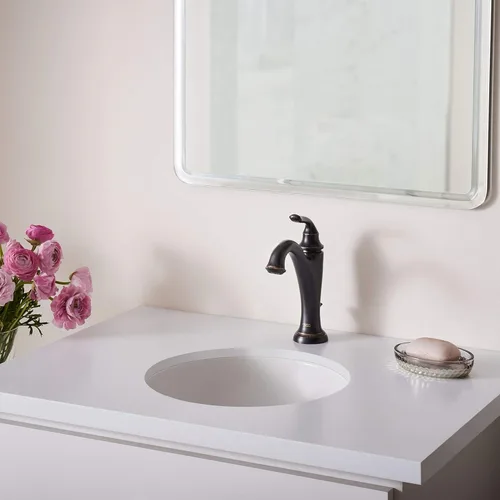 Miniatura 3 de American Standard 7106101.278 Patience - Grifo de baño de un solo agujero, bronce legado