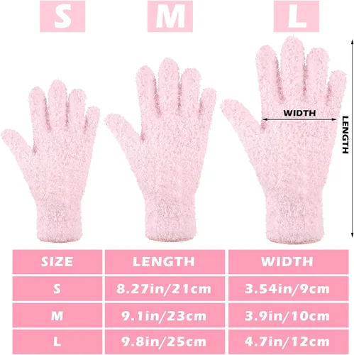 Miniatura 3 de Patelai 3 pares de guantes de limpieza de polvo de microfibra para plantas, guantes de limpieza de hojas para plantas de interior, persianas, Verde