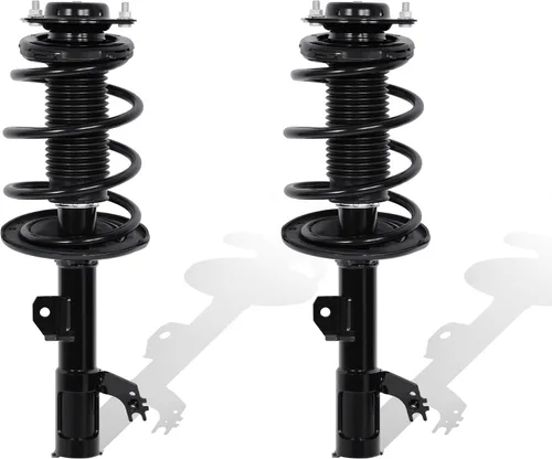 MOSTPLUS Juego de amortiguador y resorte de puntal delantero compatible para Toyota Avalon 2012-2017 172941/172940, resorte helicoidal, 2 piezas