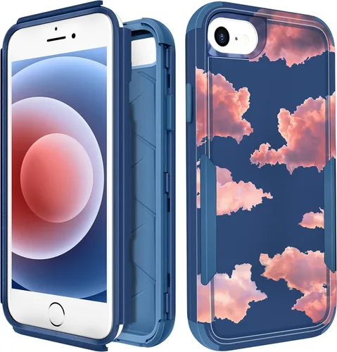 Miniatura 143 de para iPhone 11 - Funda para mujeres y niñas, diseño único estético, mariposa azul kawaii para adolescentes, funda protectora resistente, dura, a