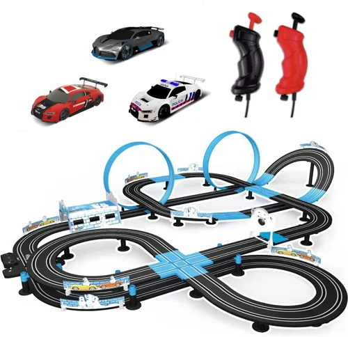 Miniatura 2 de AGM MASTECH Pista de carreras de coches de ranura, controlador de coches de ranura