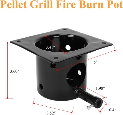 Miniatura 2 de Kit de encendido de olla y barra caliente, piezas de repuesto para parrilla de pellets Traeger y Pit Boss con removedor de cenizas, tornillos