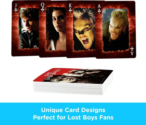 Miniatura 3 de AQUARIUS Lost Boys - Baraja de cartas con temática de película de Lost Boys para tus juegos de cartas favoritos, mercancía y coleccionables de Lost