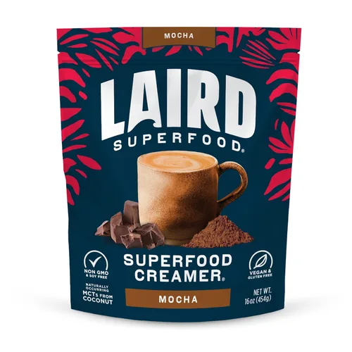Miniatura 17 de Laird Superfood Creamer - Crema en polvo sabor a cacao, 8 onzas