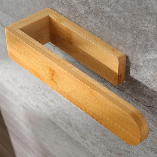 Miniatura 16 de Taozun Toallero de mano/anillo para toalla de mano, barra de toalla de baño autoadhesiva para pegar en la pared, acero inoxidable SUS 304 cepillado