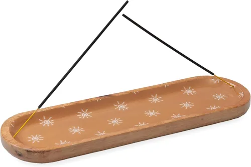 Miniatura 12 de Folkulture Juego de 2 soportes de incienso o quemador de incienso para palitos de insencia, soporte para quemador de insencia para decoración