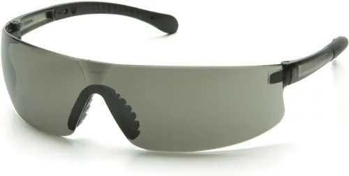 Pyramex S7280ST Provoq - Gafas de seguridad para interiores y exteriores, lentes antiniebla, patillas negras