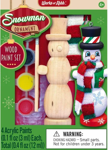 Miniatura 6 de Works of Ahhh Mini Craft Set - Juego de manualidades familiares para construir y pintar casa de pájaros