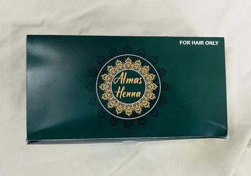 Miniatura 6 de AL HASNAYN ENTERPRISES Almas - Conos de henna para mujer, paquete de 6 tubos de henna 100% naturales listos para usar, color para el cabello, tinte