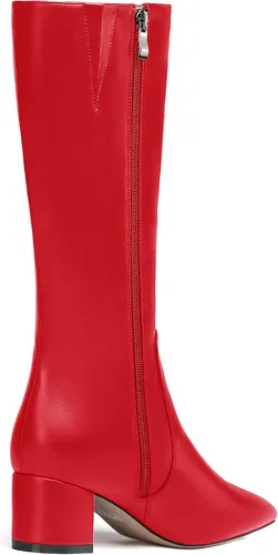 Miniatura 5 de WAYDERNS Botas altas hasta la rodilla de tacón bajo con cremallera mate para mujer, 2 pulgadas