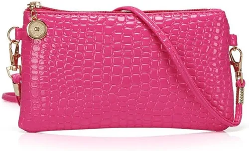 Miniatura 9 de Bolsa de Mano con Cremallera para Mujer, Bolso Cruzado, Bolso de Hombro, Cartera