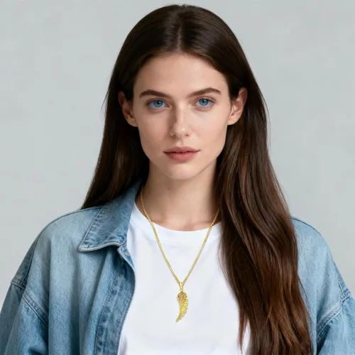 Miniatura 134 de Collar de alas de ángel de plata de ley 925, ángel de la guarda, enfermera RN caduceo, dije de ángel de cristal, joyería de regalo para mujer