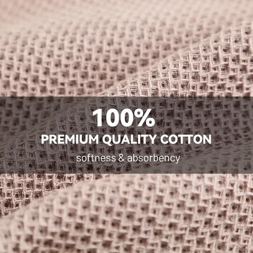 Miniatura 5 de Paño de cocina para cocina, 6 paquetes de trapos de limpieza de algodón en ondas de gofre, paño de cocina ultra suave súper absorbente para lavar