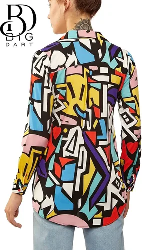 Miniatura 3 de Blusas para mujer camisas casuales de manga larga con botones XS-3XL