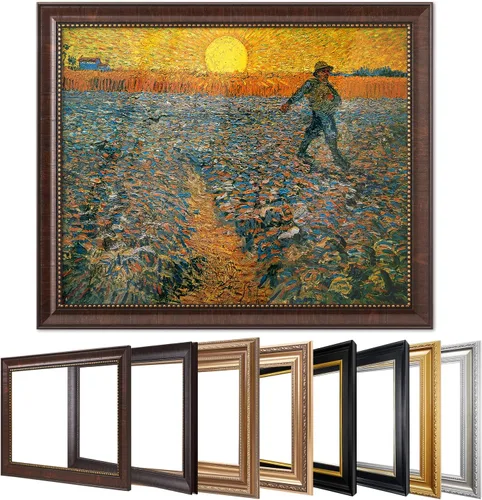 Miniatura 76 de DECORARTS - Serie de pinturas enmarcadas de Vincent Van Gogh (favoritos) – impresión giclée de arte en lienzo.