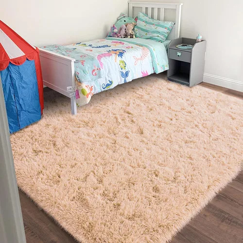 Miniatura 100 de Alfombras de Pasillo para Dormitorio 2x6 pies Alfombras de Pasillo para Pasillos Antideslizantes Suaves de Pelo Largo Alfombra de Cabecera, Alfombra