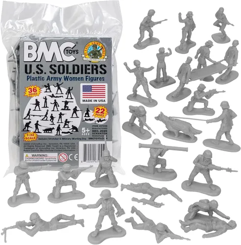 Miniatura 10 de BMC - Figuras de plástico para mujer, 36 piezas, color rosa, fabricadas en Estados Unidos