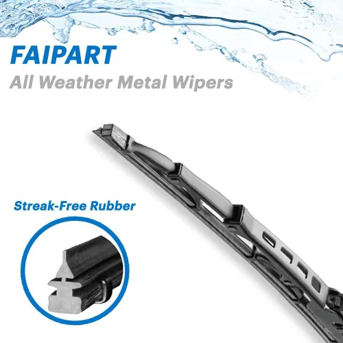 Miniatura 2 de Limpiaparabrisas estándar de repuesto para el lado del conductor y el lado del pasajero, 24 + 18 pulgadas, para Toyota Camry 2002-2006, paquete de 2
