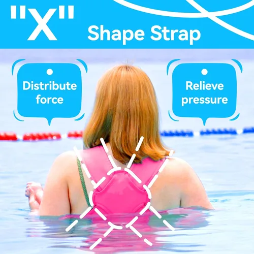 Miniatura 5 de Portabebés, soporte ajustable de doble uso para el pecho con mochila con cordón para recién nacidos a niños pequeños de 13 a 33 libras para piscina