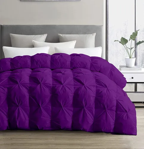 Miniatura 24 de SLEEP-NEST Edredón Twin XL - 68x92 pulgadas Ultra Suave para Todas las Estaciones Plisado Pinzado 1 Pieza Manta - Elegante Diseño Pintuck Edredón