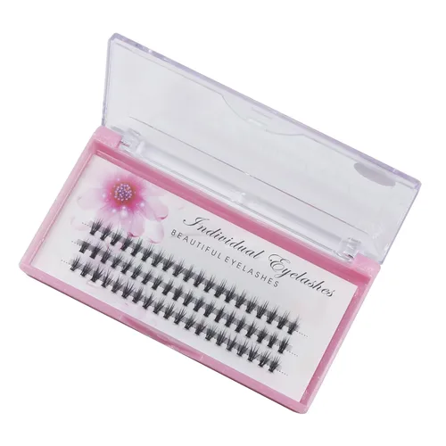 Miniatura 5 de Bodermincer Pestañas postizas de injerto 20D suaves 0.07 C Curl racimos de pestañas kit de extensiones de pestañas individuales, extensiones