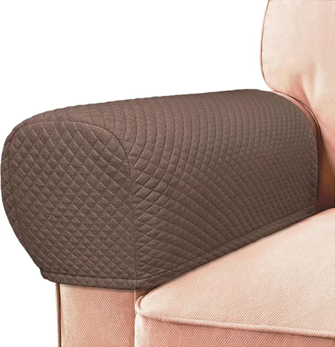 Miniatura 13 de Roytub Fundas para Reposabrazos de Sofá, Fundas para Reposabrazos, Funda Elástica para Reposabrazos para Sofás, Sillón, Sofá de Dos Plazas, Sillón