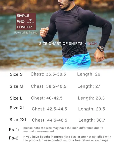Miniatura 7 de Paquete de 5 o 4 camisetas de compresión para hombre, manga larga, atléticas, para clima frío, camiseta interior para entrenamiento