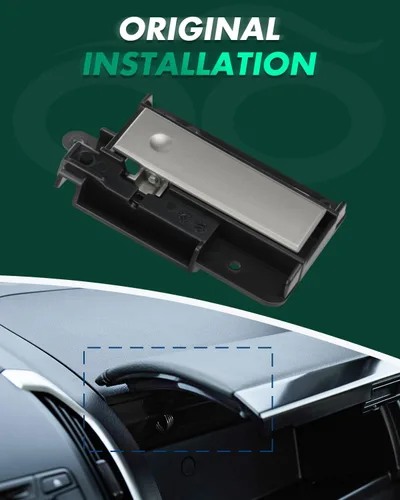 Miniatura 5 de SCITOO Manija de puerta interior compatible con Chevy 2007-2013 para Silverado 1500 negro interior interior 1 pieza manija de repuesto 15914995