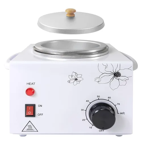 Miniatura 14 de Calentador de cera portátil para depilación sin dolor, calentador de cera profesional para mujeres y hombres con juego de temperatura ajustable, 40
