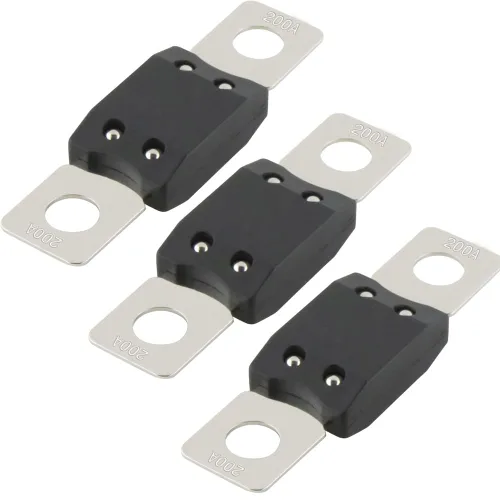 Miniatura 13 de MEGA AMG Fusibles de Alta Corriente 3Pcs, 125Amp Montaje por Perno de Alta Protección para Vehículos de Coche, Camiones, Autobuses, Caravanas (125A)