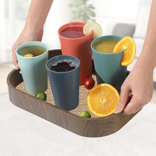 Miniatura 7 de Juego de 24 vasos de plástico irrompibles, vasos de plástico reutilizables de 20 onzas, vasos de agua apilables, vaso para beber para cocina