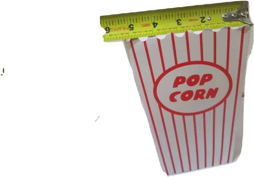 Miniatura 7 de Caja de palomitas de maíz, cajas de cartón a rayas rojas y blancas, cubo para palomitas de maíz, para cine, carnaval, fiesta, circo, rojo y blanco