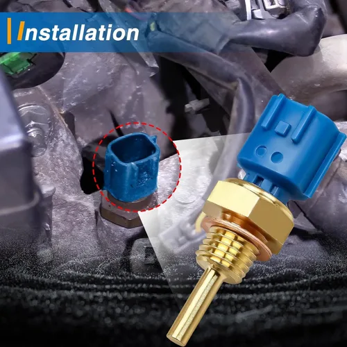 Miniatura 5 de Sensor de temperatura del refrigerante, sensor de temperatura del motor ECT, interruptor de temperatura compatible con Nissan Altima Frontier