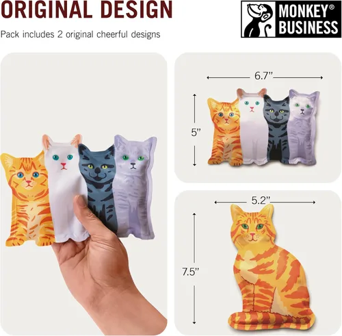 Miniatura 4 de Monkey Business Icepadz - Juego de hielo suave, bolsas de hielo reutilizables para biberones y leche materna, bolsa de hielo delgada para Icepadz