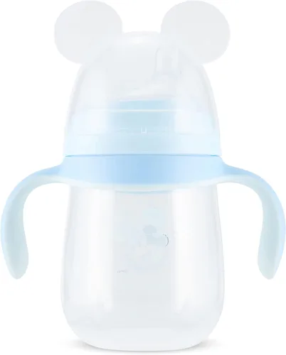 Miniatura 2 de Disney Vasos para niños pequeños, vasos para niños con chupete, sin BPA con asas, a prueba de fugas, Minnie Mouse y Mickey Mouse, regalo unisex