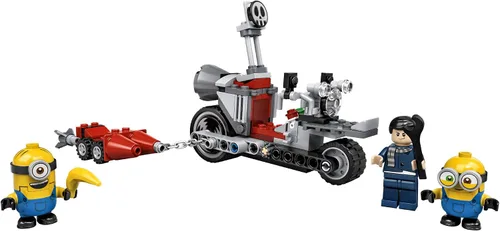 Miniatura 2 de LEGO Minions Unstoppable Bike Chase (75549) Kit de construcción de juguete de Minions, con figuras de Bob, Stuart y Gru Minion, es un gran regalo