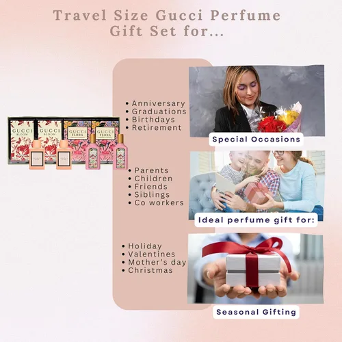 Miniatura 7 de Gucci Perfume para mujer, variedad, fragancia, viaje, chapoteo, set de regalo