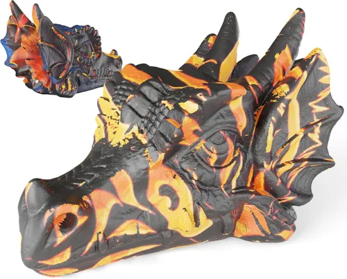Miniatura 2 de Moldes de resina de cabeza de dragón y fabricación de jabón, molde de silicona animal 3D para fabricación de velas y decoración del hogar