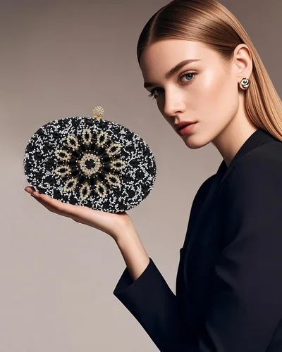 Miniatura 2 de SH Bolsos de mano para mujer, bolso formal de noche con diamantes de imitación, bolsos brillantes para boda, fiesta, cóctel, baile de graduación
